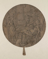 O+ 022
<br/>
Bij de heelmeester
<br/>
<em>Buytewech, Willem Pietersz. (ca. 1591/92-1624)</em>